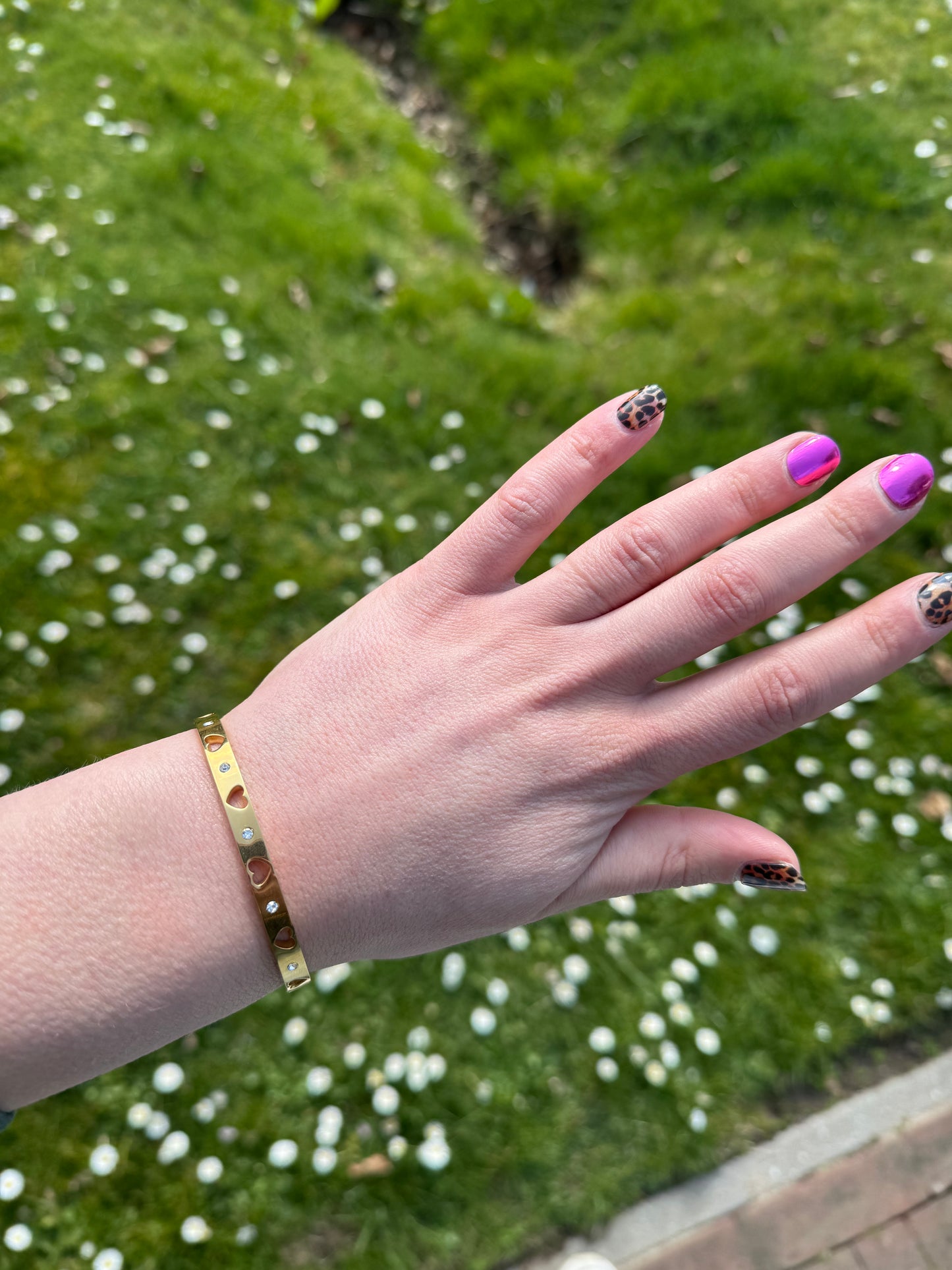 VM | Hartjes Bangle en Zirkonia