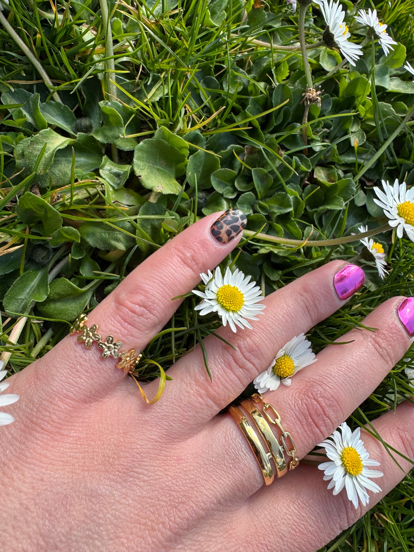 VM | Goudkleurige Chunky Ring