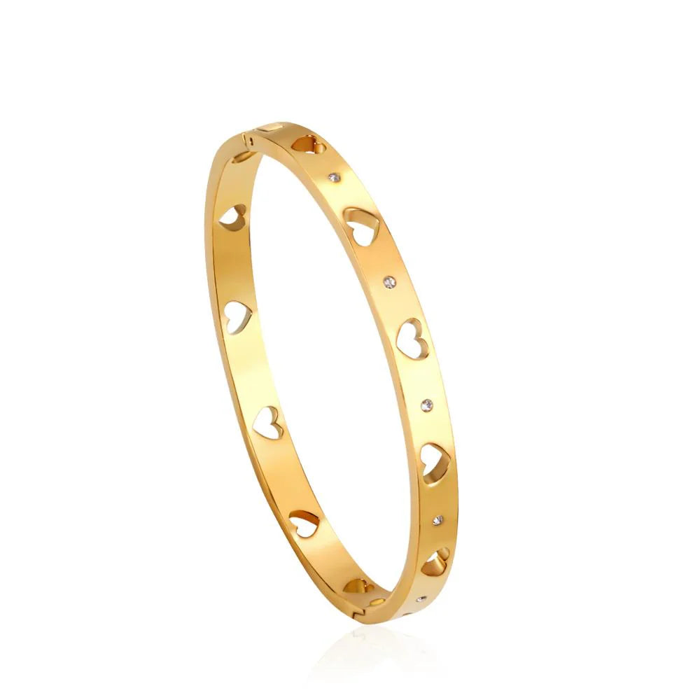 VM | Hartjes Bangle en Zirkonia