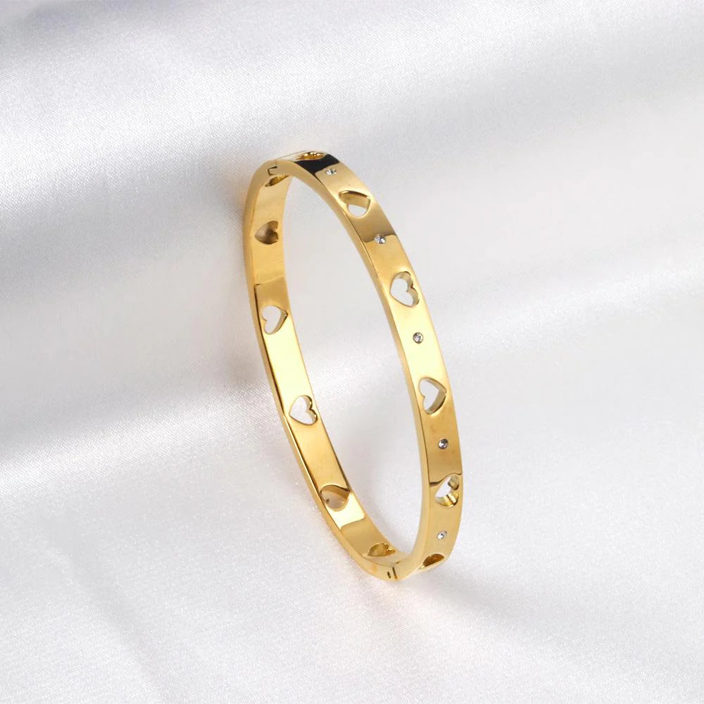 VM | Hartjes Bangle en Zirkonia