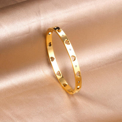 VM | Hartjes Bangle en Zirkonia