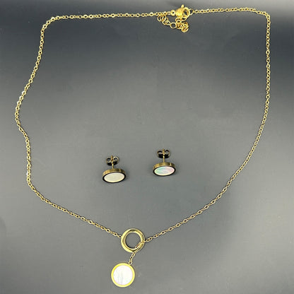 VM | Ketting + Oorbellen Set – Stralende Elegantie voor Elke Gelegenheid ✨